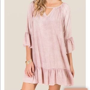 Francesca’s Pink Shift Dress Size SMALL